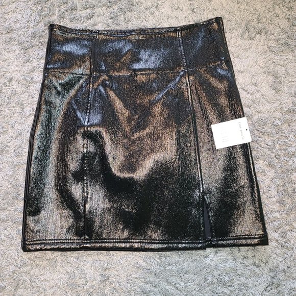 Free People Holding Onto a Dream Denim Mini Skirt - Picture 9 of 14